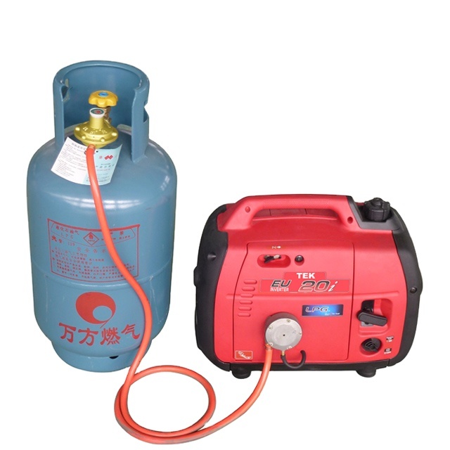 LPG EV20i EU20i 2kw Camping Portable Popular Mini Petrol LPG Gas Gasoline Recoil Inverter Digital Generator Set Manufacturer OEM