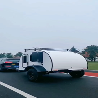 Rongtou Rv 2021, usine du Shandong, caravane teardrop tout-terrain, remorques de camping, caravane teardrop