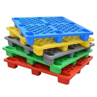 Palette en plastique recyclable Grid Nine Feet HDPE pour applications de stockage frigorifique