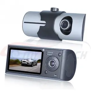 חם מכירה חדש רכב DVR מצלמה וידאו מקליט R300 X3000 דאש מצלמת חדש 2.7 "רכב מקף-חיישן GPS הכפול עדשת מצלמה