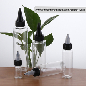 OEM/ODM 15ml-120ml Squeeze <b>Bottle</b> Transparent Oil <b>Bottles</b> for Hair Oil PET Plastic Refillable <b>Bottles</b> with Twist Top Cap - Product Image 4