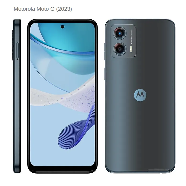 โทรศัพท์มือถือหน้าจอ6.5สำหรับ Motorola รุ่นทั่วโลกของแท้แบรนด์ G2023ตกแต่งใหม่/G5g2023ขายส่ง