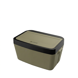 Tesla refrigerator 40L Compact 12V Car Refrigerator Compressor Cooling dual-Zone Plastic Body Portable <b>Cooler</b> - Product Image 1