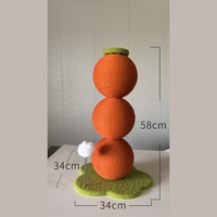 Arbre à chat d'extérieur de luxe, design haut de gamme, moderne, personnalisé, en forme de gourde, en bois, avec griffoir et tour d'escalade, vente en gros