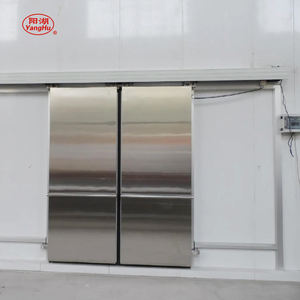 Puerta corredera electrónica automática para cuarto frío con buen rendimiento de aislamiento eléctrico controlado digitalmente para puerta de cuarto frío - Product Image 3