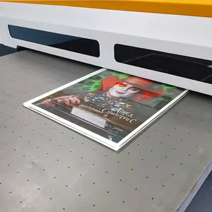 Impresora plana Digital Uv de gran formato, con barniz