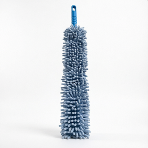 Plumeau en chenille <span class=keywords><strong>bleu</strong></span> avec manche ergonomique, tête en fibres douces pour ventilateurs de plafond et stores, outil de dépoussiérage lavable et réutilisable - Product Image 6
