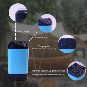 <span class=keywords><strong>Douche</strong></span> électrique portable rechargeable Pompe <span class=keywords><strong>de</strong></span> <span class=keywords><strong>douche</strong></span> portable pour le <span class=keywords><strong>camping</strong></span>, la randonnée et les voyages - Product Image 3
