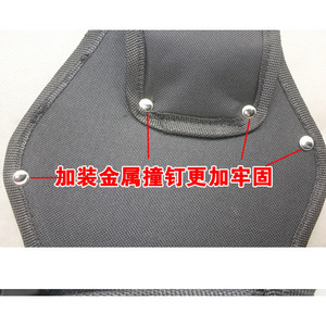 Electric Wrench Waist Bag Canvas <b>Tool</b> <b>Roll</b> With Rubber Band Design For Secure Fit And Stable Wrench Holding - Product Image 3