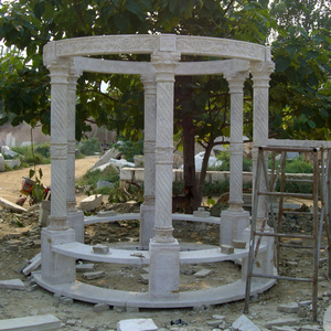 Ai Cập Tay Chạm Khắc Đá Điêu Khắc hoàng hôn màu Đỏ Đá Cẩm Thạch <span class=keywords><strong>gazebo</strong></span> - Product Image 2