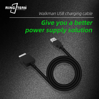 Kabel Data Pengisian Daya Walkman 1M untuk Sony MP3 MP4 Player NW-S703F S705F S706F NWZ-A828 A829 NWZ-A840 A815 A816 NWZ-S618F E436F