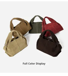 <span class=keywords><strong>Sac</strong></span> Daim Souple Hobo <span class=keywords><strong>Femme</strong></span> Grossiste Grand Slouchy Épaule Main Vintage Boho Chic <span class=keywords><strong>Voyage</strong></span> Quotidien Tote Pouch Mode Trend - Product Image 3