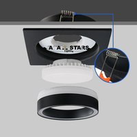 Promotion : Douille de support de lampe GX53 pour éclairage LED traditionnel de plafond, boîtier d'éclairage GX53, base de downlight, support de lampe GX53