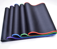 Tapis de souris ultra-fin en cuir PU, grand, personnalisé, pour jeu, bureau, sublimation, XXL, vente en gros