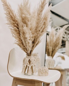 Hflora Hot người bán bán buôn tự nhiên pampas cỏ 48 inch lớn pampas cỏ như backdrop trang trí đám cưới - Product Image 3