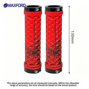MAXFORD 自行车车把防滑套 防滑公路山地自行车车把套 双锁环适用于 BMX 折叠自行车握把套 - Product Image 3