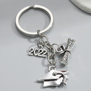Porte-clés de graduation 2022, règle, casquette de chantier, diplôme, porte-clés, porte-clés de jour de remise des diplômes pour cadeaux d'étudiants, bijoux faits à la main - Product Image 6
