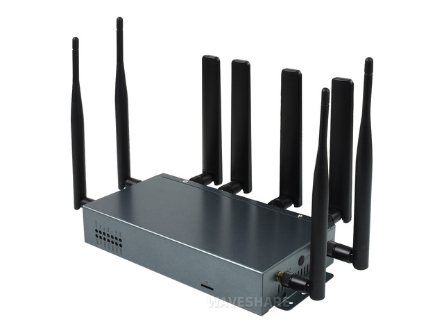 Waveshare RM520N-GL 5G Router-SKU-25520 ,RM520N-GL industrial 5G Router, wireless CPE, snapdragon X62 onboard