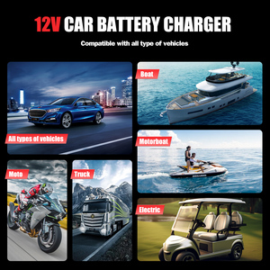 Cargador de Batería Automático Podofo 12V 10A 24V 5A con Pantalla LCD, Reparación por Pulsos, para Baterías de Plomo-Ácido, para Camiones, Motocicletas, LiFePo4, Gel, AGM - Product Image 6