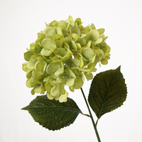 Offre Spéciale grande fleur d'hortensia en soie artificielle couleur Vintage décor de maison et de mariage pour l'obtention du diplôme fête des mères pâques noël
