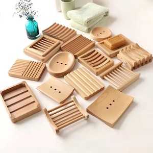 Jabonera <span class=keywords><strong>de</strong></span> Madera Natural Ecológica <span class=keywords><strong>de</strong></span> Diseño Moderno, Bandeja <span class=keywords><strong>de</strong></span> Jabón Autodrenante para Cocina, <span class=keywords><strong>Baño</strong></span>, Bañera y Ducha - Product Image 3