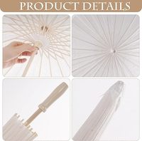Parasols décoratifs chinois en papier de 23,6 pouces pour photomaton de fête, mariage, peinture DIY, invités, fête nuptiale, décoration intérieure