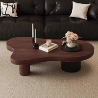 Table basse en bois Clouds, salon, style minimaliste, table à thé spéciale Sabi Wabi, petit appartement, table basse pour hôtel, villa
