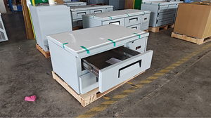 <span class=keywords><strong>Réfrigérateur</strong></span> de base de chef de <span class=keywords><strong>réfrigérateur</strong></span> de cuisine commerciale de comptoir d'acier inoxydable d'entreposage frigorifique d'hôtel avec 2 tiroirs - Product Image 4