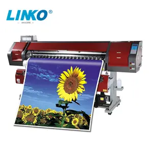 LINKO – drapeau en vinyle, bannière en PVC de 1.8m, XP600 I3200, tête d'impression, Machine d'impression d'affiches, imprimante écologique solvant pour impression extérieure et intérieure