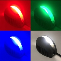 Lampe de seuil de fenêtre intelligente RGBW 12W IP65 360 ° Spot LED à changement de couleur avec télécommande pour éclairage mural extérieur