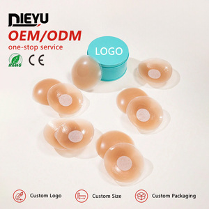 Cubrepezones de Silicona Personalizados - Pétalos Adhesivos Reutilizables Sin Costuras para el Pecho - OEM/ODM Lavables y Adhesivos para Mujer - Product Image 1