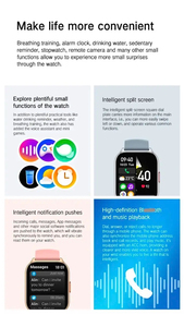 <span class=keywords><strong>Android</strong></span> Smartwatch 2024 chia màn hình tùy chỉnh mặt đồng hồ mujer Hombre reloj intelligente không thấm nước tốt nhất thông minh kết nối đồng hồ - Product Image 6