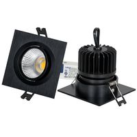 100-240Vdc 7 W 800lm carré LED downlight avec 24 angles de faisceau de degré