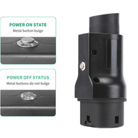 Adaptateur de chargeur universel EV GBT vers Type 1 J1772 32a 1 Phase GBT Socket vers Type1 Plug Electric Usa Car Adapter