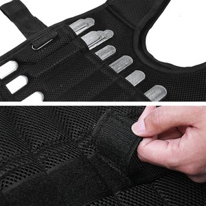 Esercizio ONESTARSPORTS gilet con pesi da 20kg gilet con peso regolabile plastre - Product Image 5