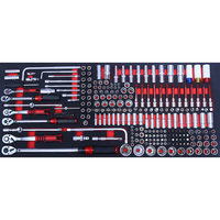 Juego de Herramientas Automotrices, Juego de Llaves de Tubo para Mecánico, Estuche de Almacenamiento, para Auto, Garaje, Taller, Técnico, Alta Precisión, 526 Piezas