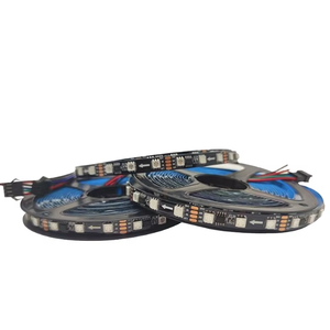 Kit de bande lumineuse flexible RGB avec télécommande Wi-Fi via application musicale intelligente, 150/300 LED SMD 5050, 12V, éclairage d'ambiance TV, 5m/10m, cuivre - Product Image 1