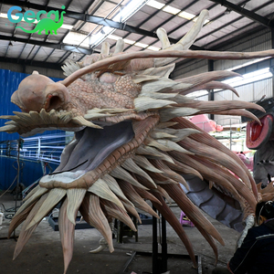 Parc d'attractions Gecai Modèle robotique d'usine de dragons chinois animatroniques à vendre - Product Image 6