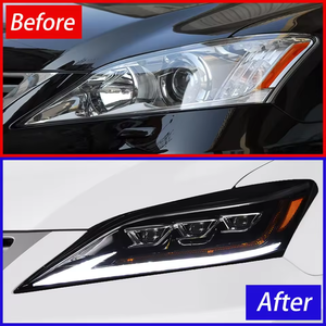 AURON Nuevo Faro Delantero LED Láser de Doble Color de Alta Luminosidad 6000K 12V 36W para Lexus ES 2006-2012, Luz de Actualización Retrofit - Product Image 3