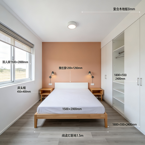 Services professionnels de conception d'architecture résidentielle sud-africaine pour <span class=keywords><strong>maison</strong></span> à deux chambres avec toilettes intérieures et salon - Product Image 5