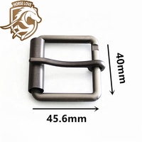 HORSE LOVE 40mm 00048 Boucle de ceinture à ardillon personnalisée pour homme/femme, style simple, couleur et design personnalisables