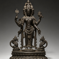 Statue en bronze d'Ardhanarishvara, taille réelle, pour extérieur, vente en gros d'usine