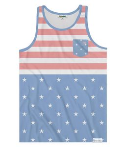 American Symbol Vest Man-Chaqueta sin mangas cómoda y transpirable para hombres, con iconos clásicos americanos - Product Image 5