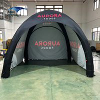 Tente gonflable personnalisée 10x10, dôme à air de marque avec entrée, tente igloo gonflable pour événements, cliniques vétérinaires, festivals culinaires