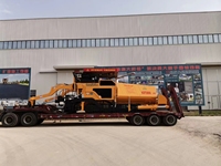 Pavimentadora de Asfalto Multiusos Antiescánera con Bomba de Motor, Caja de Cambios y Rodamientos, Ancho de Trabajo de 3000 mm, Calentamiento a Gas/Eléctrico