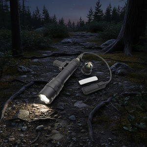 Linterna Táctica <span class=keywords><strong>de</strong></span> Aluminio <span class=keywords><strong>de</strong></span> Alta Calidad M640DF LED <span class=keywords><strong>de</strong></span> Largo Alcance con Luz Blanca para Supervivencia, Senderismo, Caza y Camping - Product Image 3