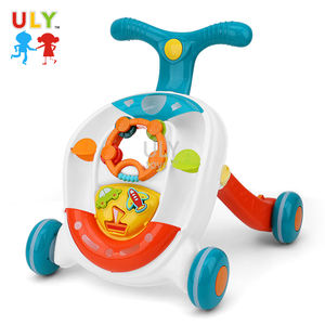 Trotteur en plastique multifonction ULY Offre Spéciale avec fonction musicale pour tout-petits, apprentissage de la marche, voiture, poussette pliante - Product Image 1