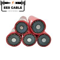Cable de Alimentación Concéntrico de Cobre de 15/25/28/35 kV, Cable de Media Tensión (URD) con Conductor de Aluminio de 250/350/500/750/1000 MCM