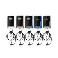 Boîtier de chargeur OEM JIUHONG YHX-EV 7kw 11kw 22kw IP65 étanche, ignifuge V0, nouvelle station de recharge murale pour véhicules électriques