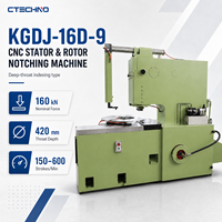 Máquina de entallado CNC de garganta profunda de alta velocidad CTECHNO para laminación de acero al silicio de estator y rotor a 150-600 trajes por minuto